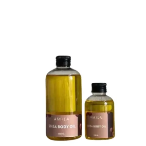 Amila Naturals Shea Body Oil- Vanilla