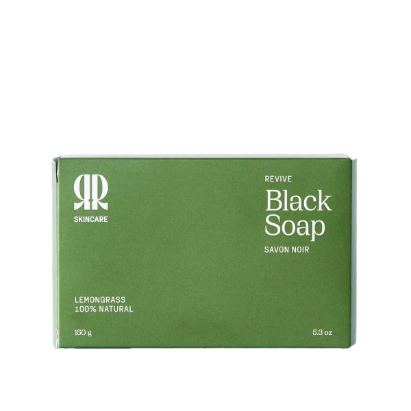 R and R Skincare Black Soap Bar Revive
