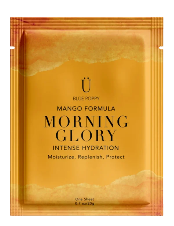 Blue Poppy Morning Glory Sheet Mask