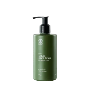 R and R Skincare Liquid Black Soap - Revive Lemongrass