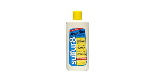 Sulphur8 Aqua Blue Medicated Dandruff Shampoo