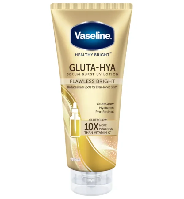 vaseline Gluta- Hya Serum Burst Uv Lotion- Flawless Bright