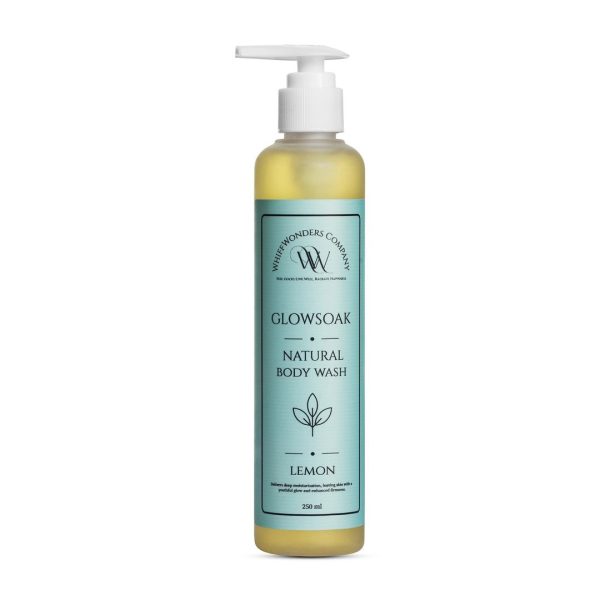 Whiffwonders Glowsoak Natural Body Wash Lemon